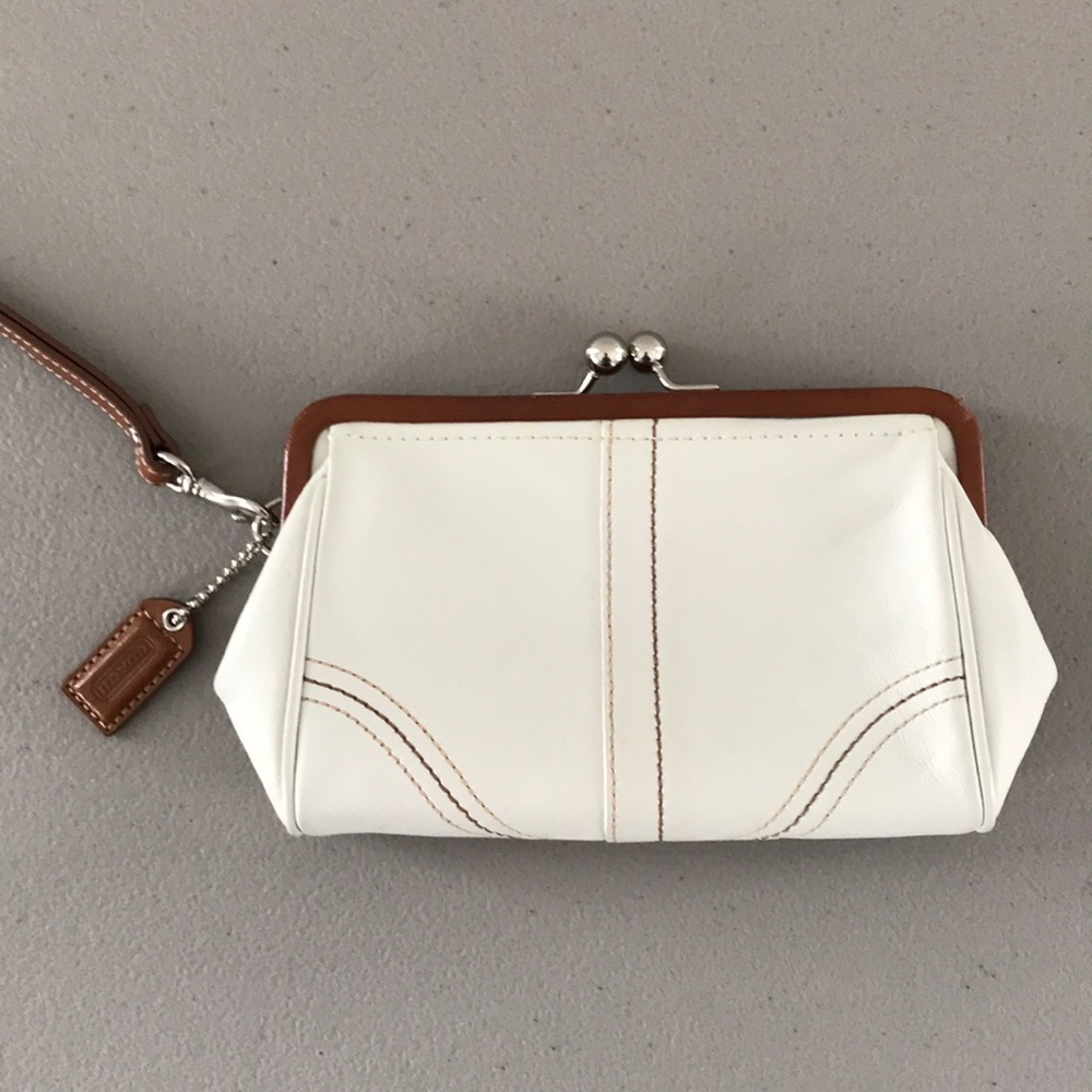 Coach Wristlet Framed Clutch